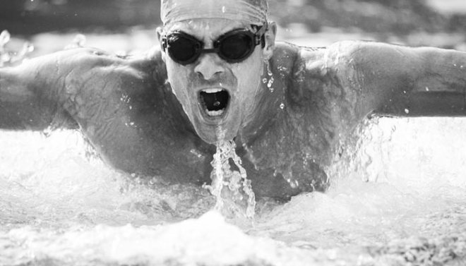 Swimming exercise improving endurance